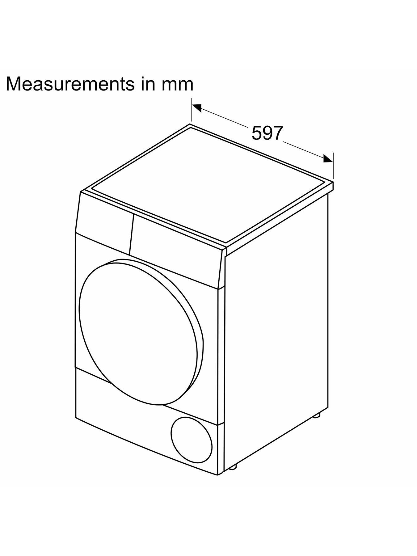 Image 5 of 7 of Bosch Series 4 WTH85223GB&nbsp;8kg Load, Heat Pump, Freestanding Tumble Dryer - White