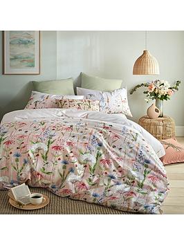 Product photograph of Voyage Hermione Duvet Cover Set - Pink from very.co.uk