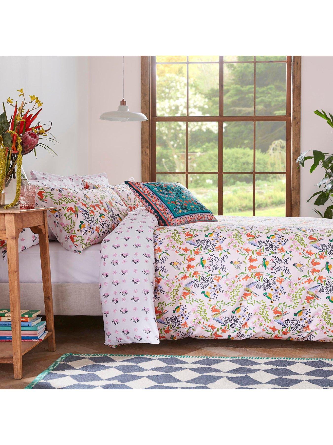 Product photograph of Cath Kidston Paper Birds Duvet Cover Set - Pink from very.co.uk