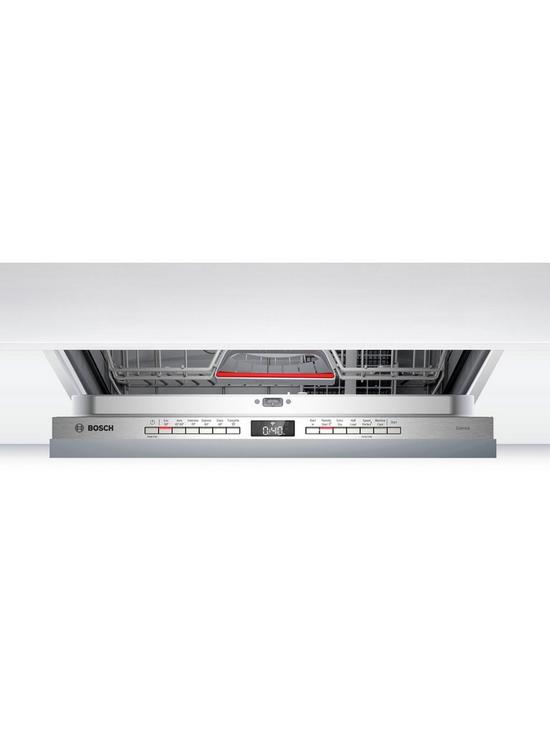 stillFront image of bosch-series-4-smv4hvx38g-13-place-settings-integrated-dishwasher-stainless-steel