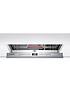 image of bosch-series-4-smv4hvx38g-13-place-settings-integrated-dishwasher-stainless-steel