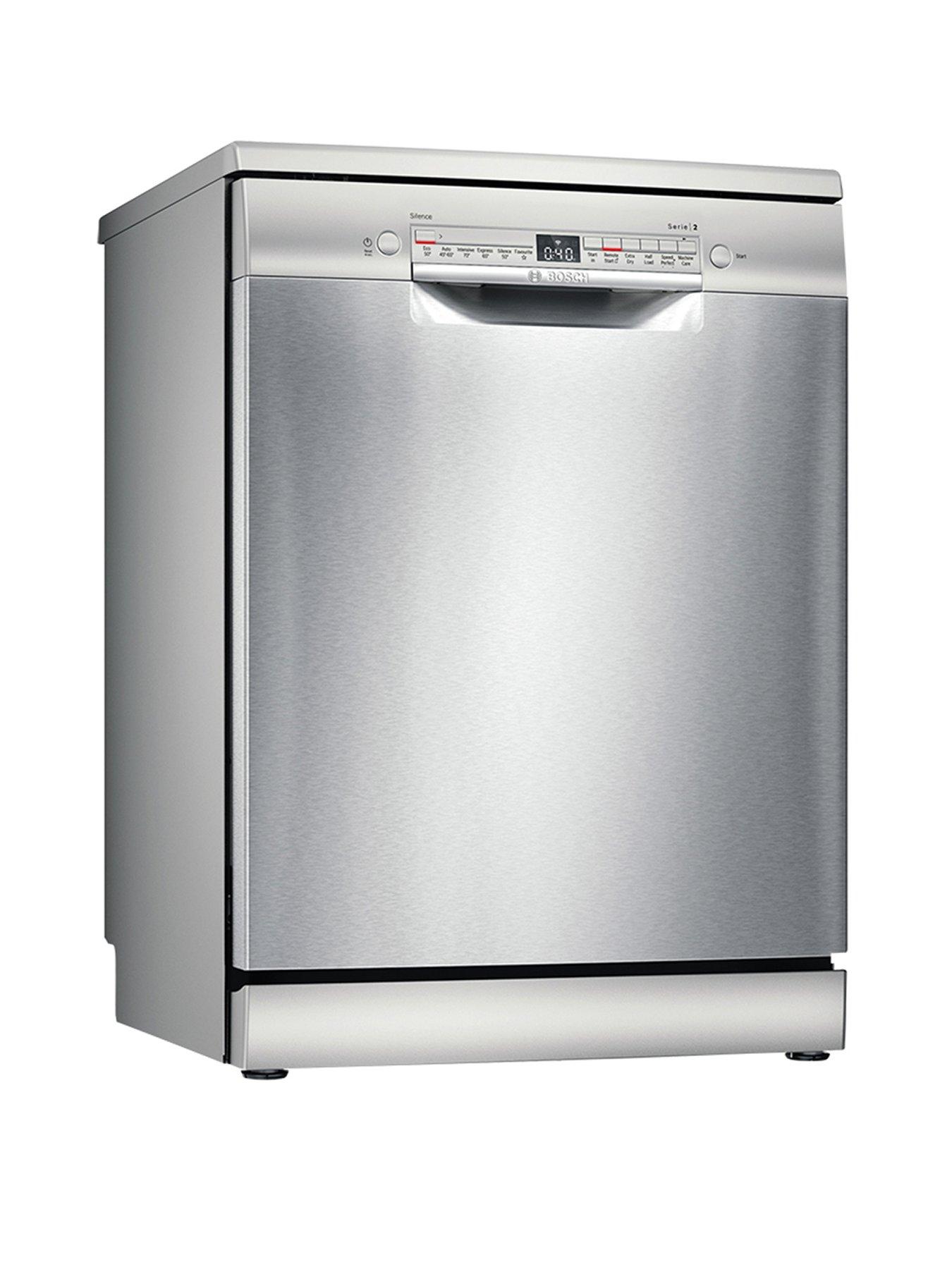 Product photograph of Bosch Sms2hvi66g 13-place Settings Freestanding Dishwasher - Inox from very.co.uk