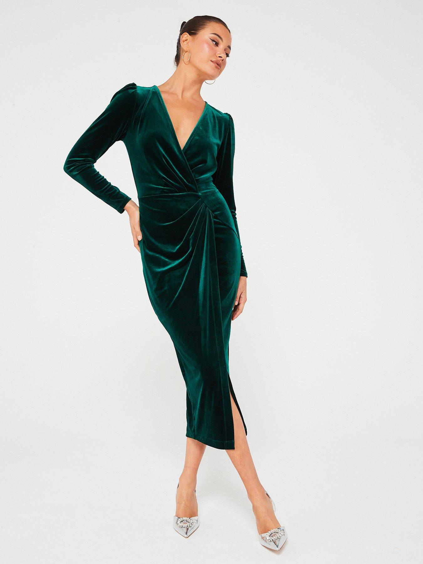 Velvet dress sale store uk