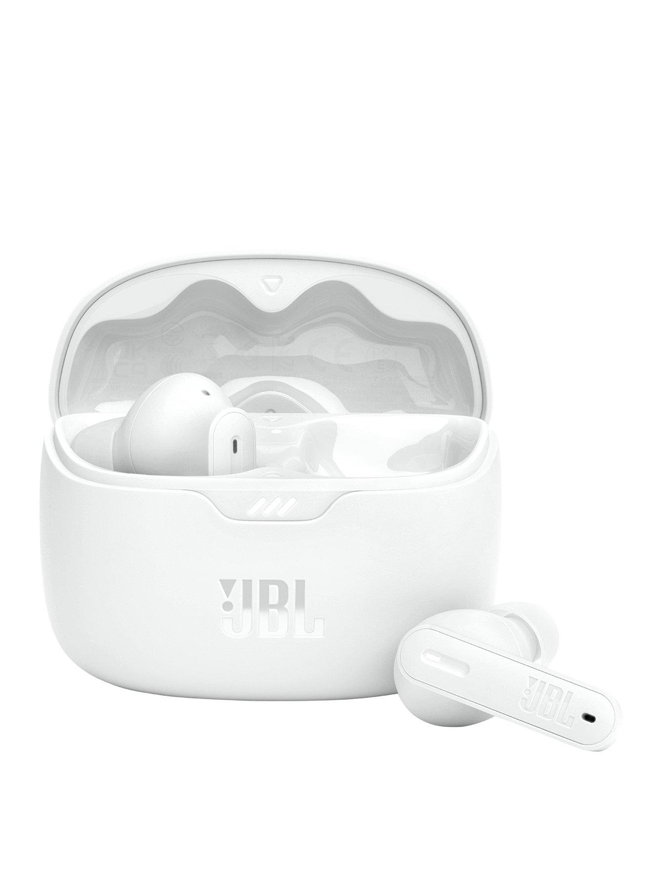 Jbl Tune Beam True Wireless Active Noise Cancelling Earbuds - Dual Microphones/Ip54 - White