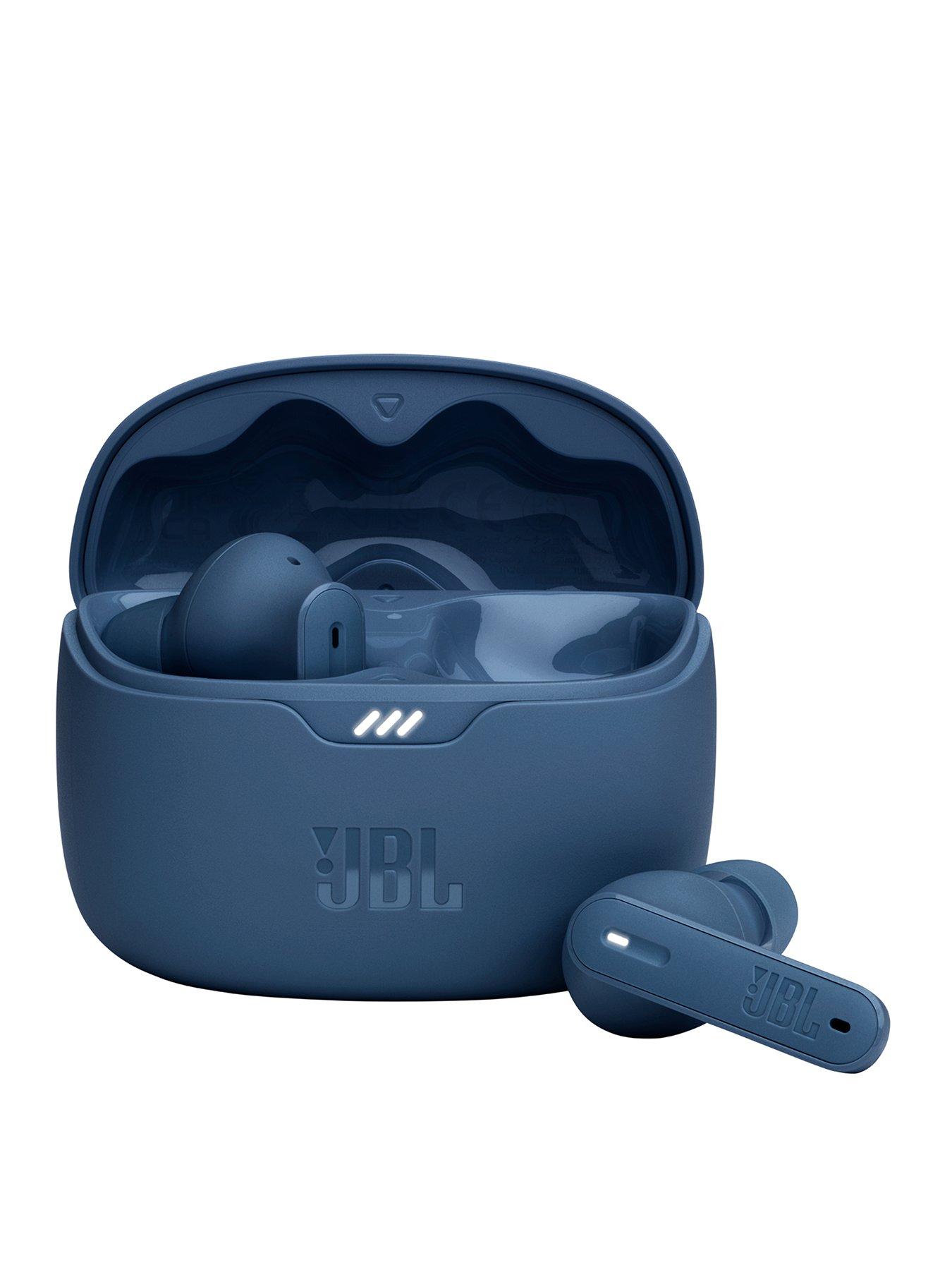 undefined Tune Beam True Wireless Active Noise Cancelling Earbuds - Dual Microphones/IP54 - White