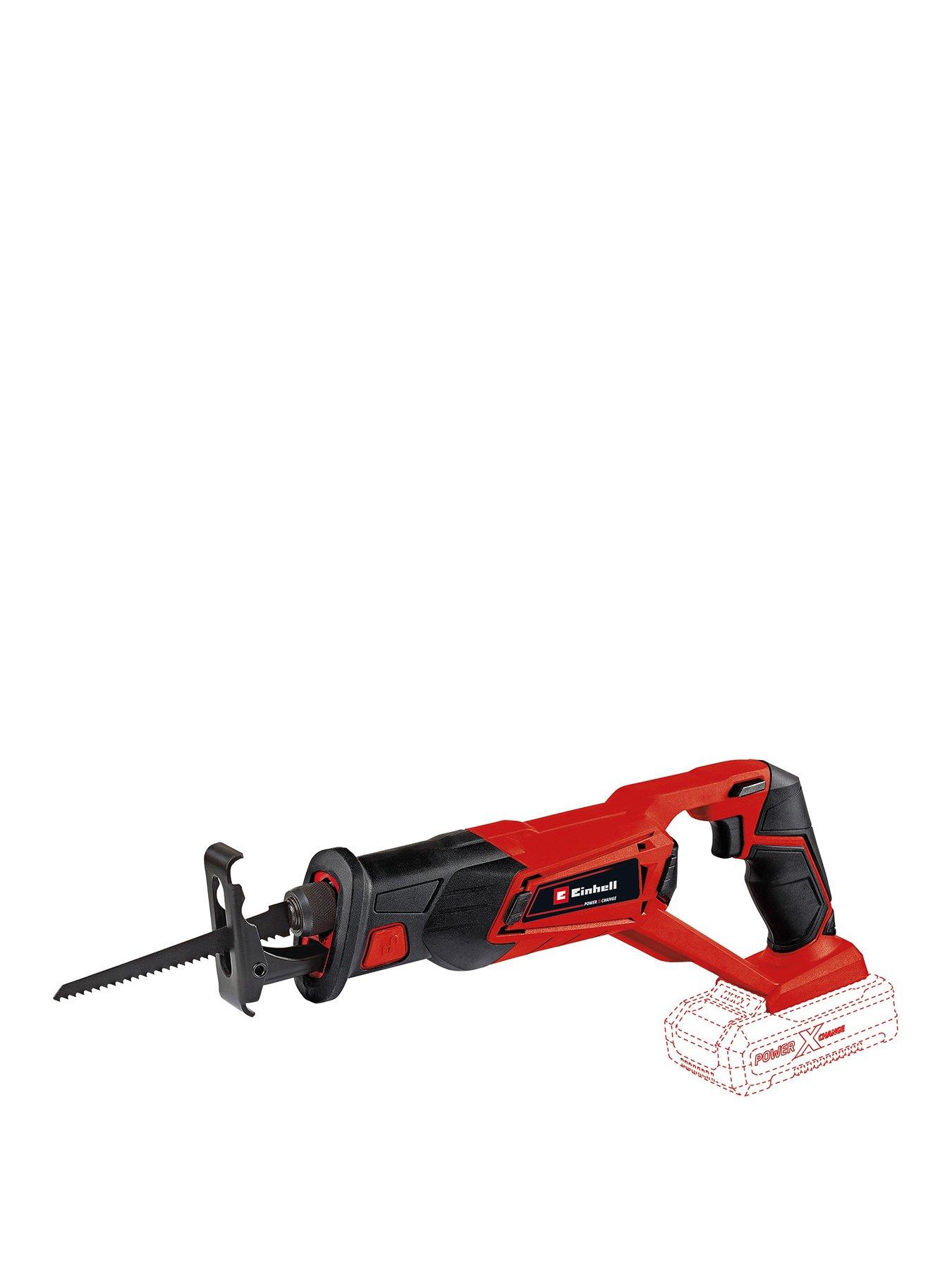 Product photograph of Einhell Pxc 18v 100mm Reciprocating Saw - Including 2 5ah Battery And Charger from very.co.uk