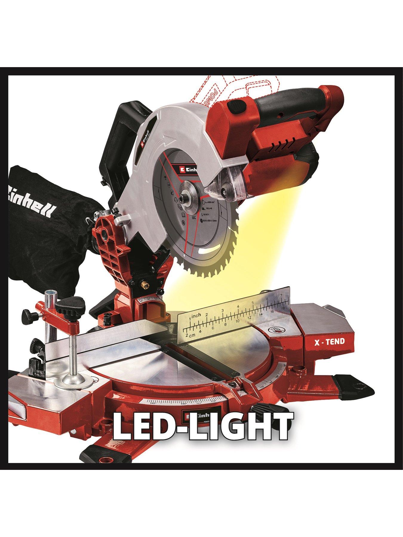 Einhell PXC 210mm Cordless Compound Mitre Saw TE MS 18 210 Li Solo 18V without battery Very