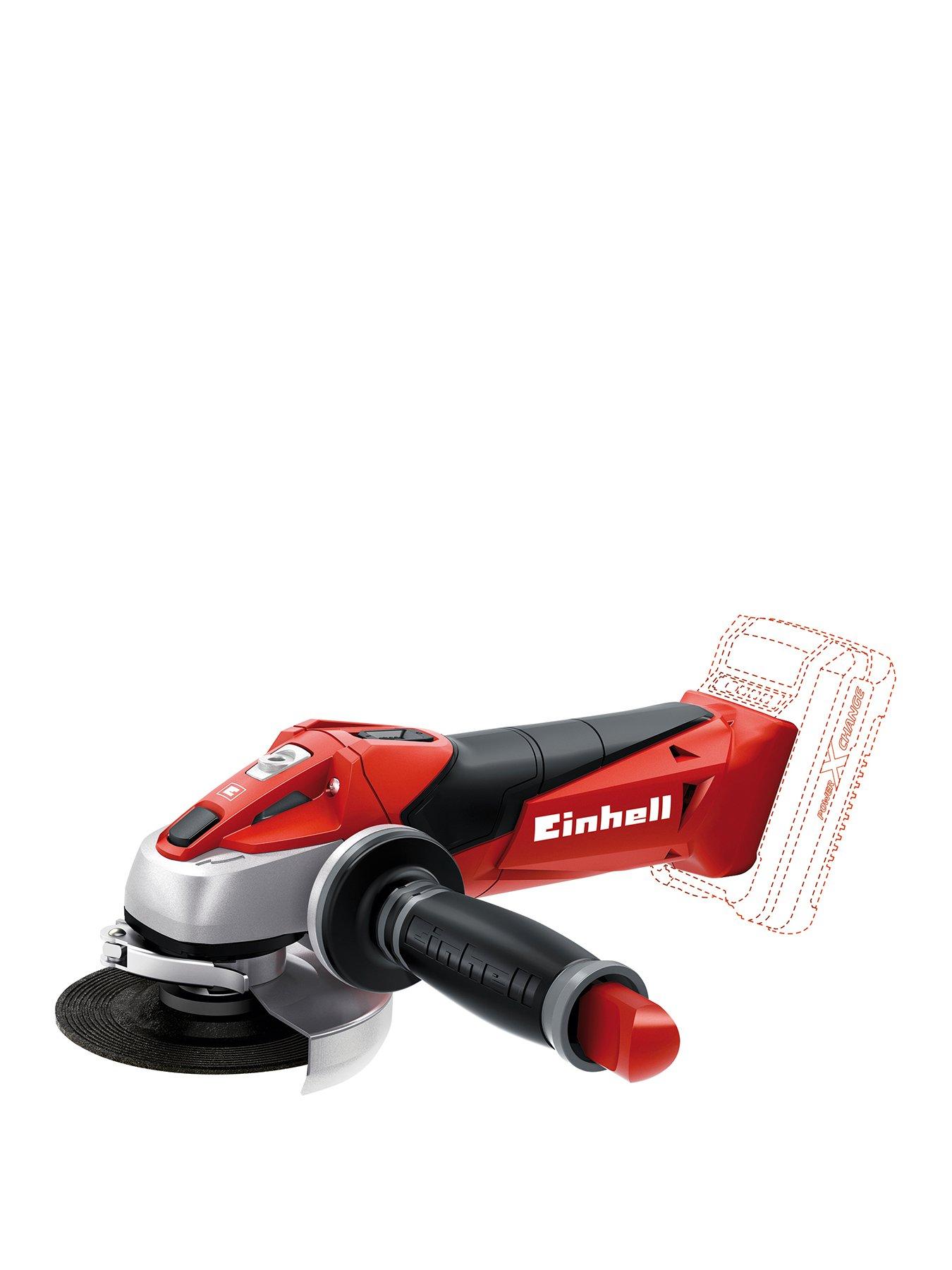 Product photograph of Einhell Te-ag 18 115 Li-solo Pxc 18v 115mm Cordless Angle Grinder from very.co.uk