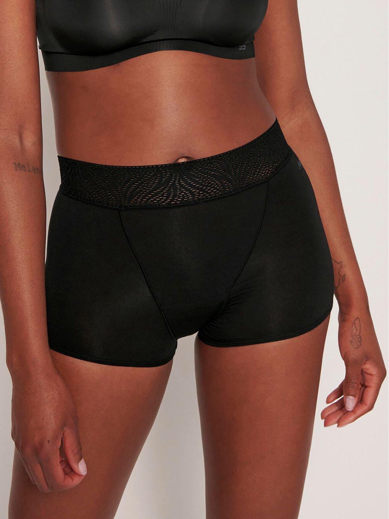 undefined 2 Pack Period Pants Short Medium - Black