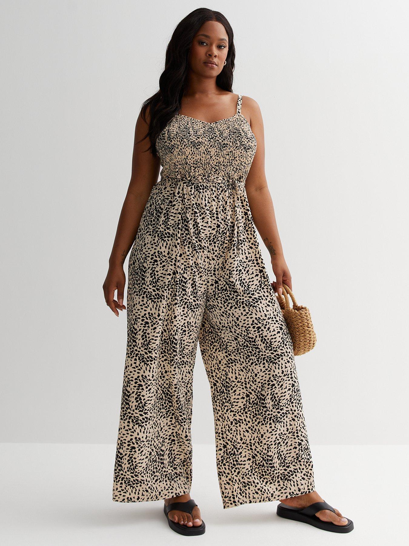 Animal print jumpsuit new 2024 look