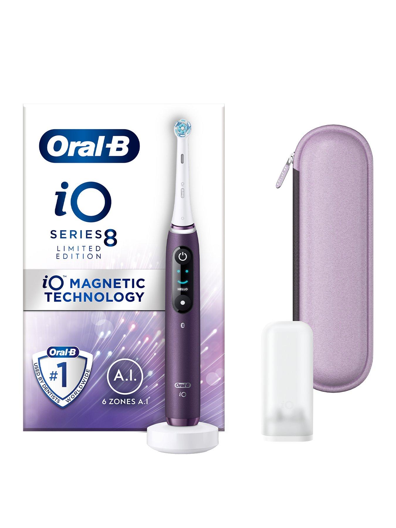 undefined iO8 Violet Ametrine Electric Toothbrush + Zipper Case
