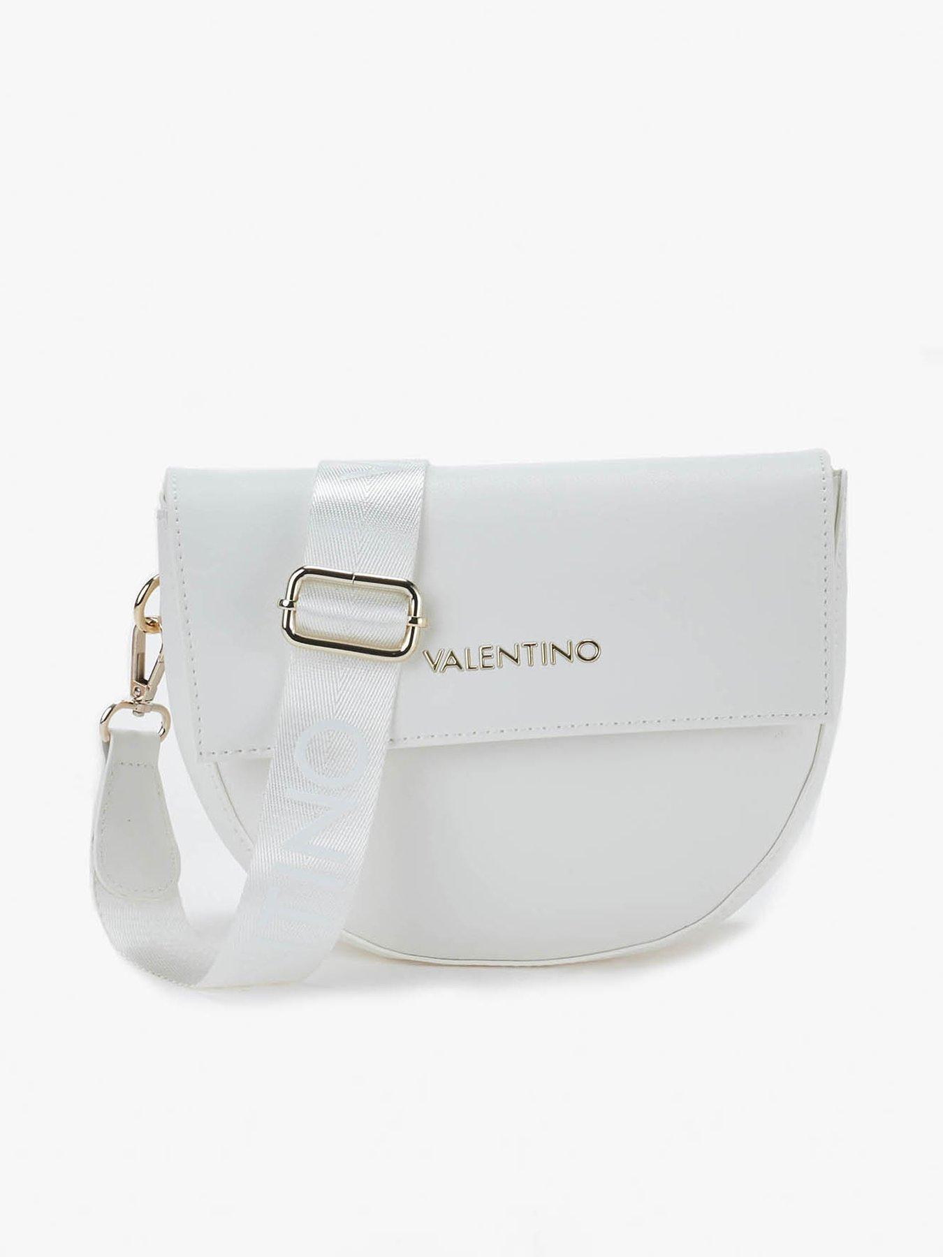 Valentino Bags Bigs cross body saddle bag in white