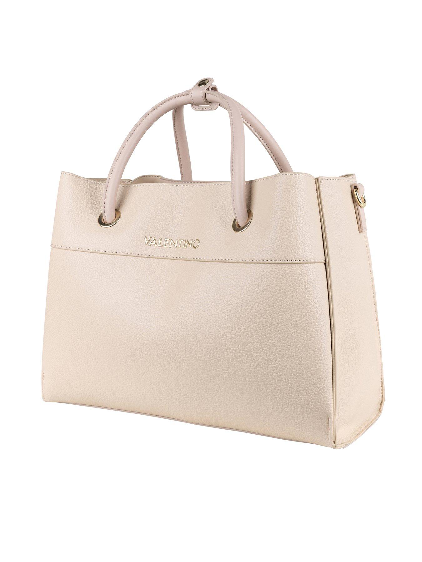 Valentino Alexia Metal Logo Strap Tote Black very.co.uk