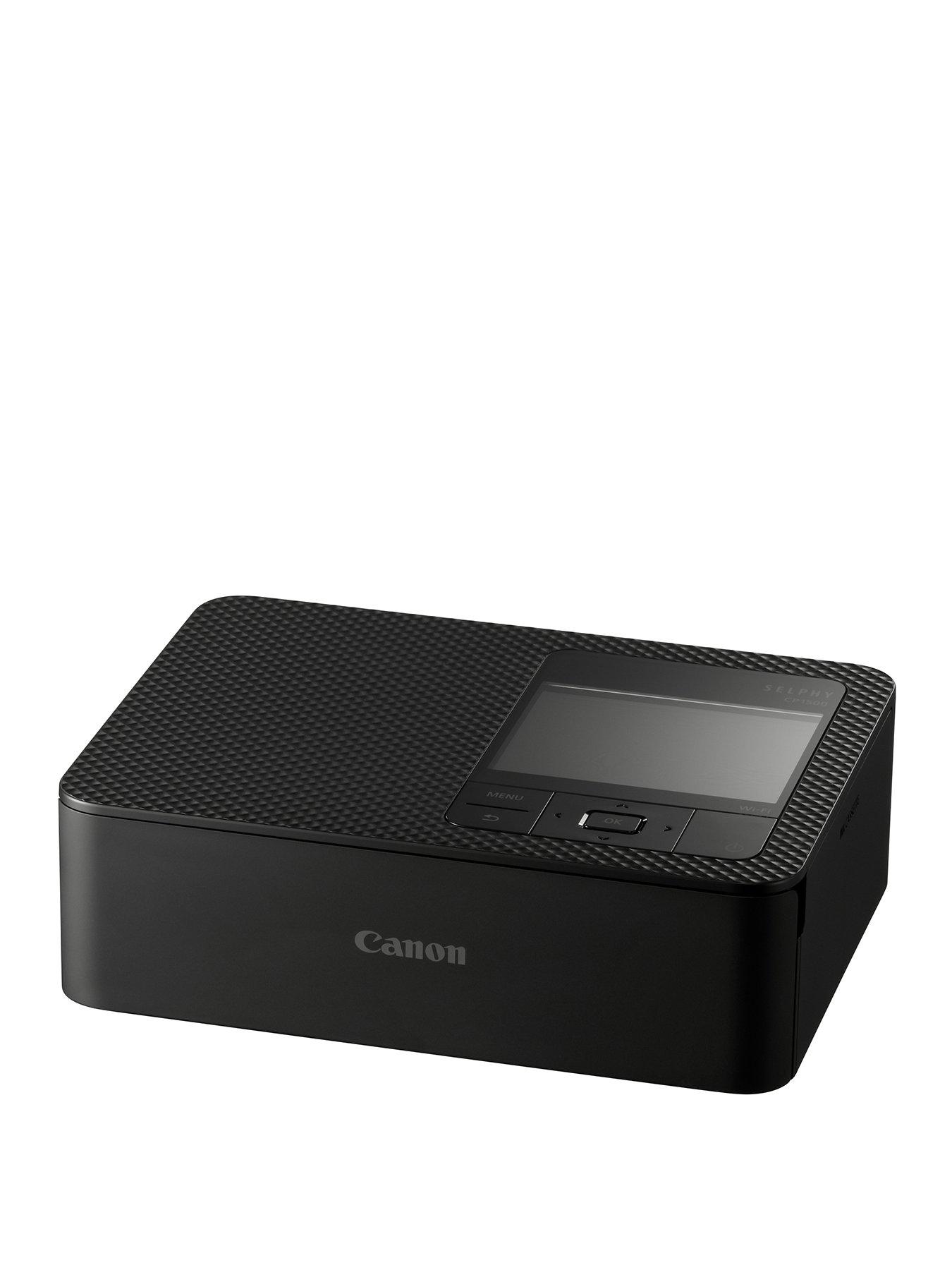 Canon SELPHY CP1500 Compact WiFi Photo Printer - Black