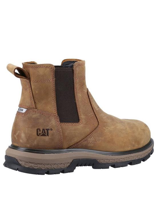 stillFront image of cat-exposition-chelsea-boot-brown