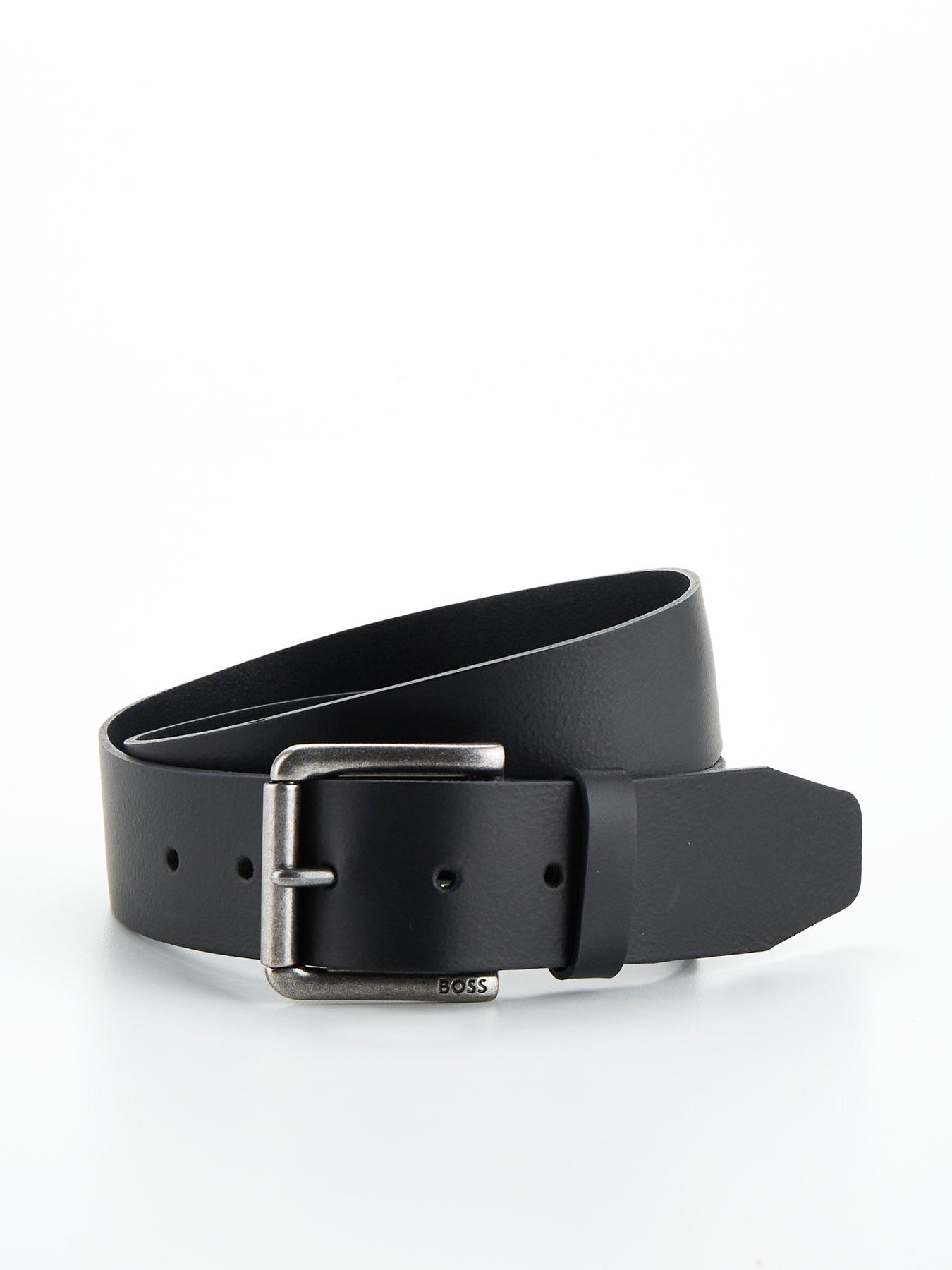 undefined Joris Metal Buckle 4cm Leather Belt- Black