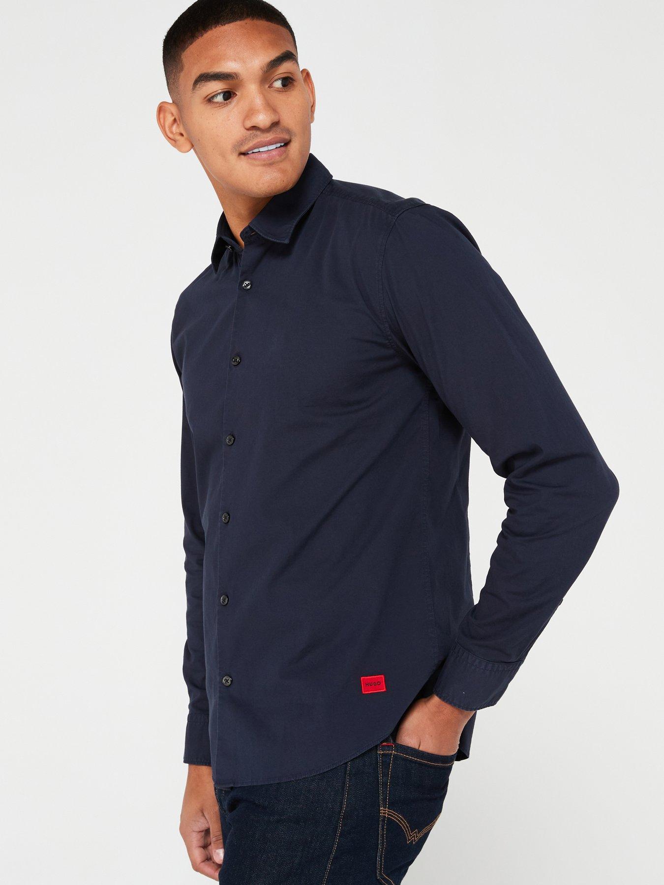 hugo-ermo-slim-fit-long-sleeve-shirt-dark-blue