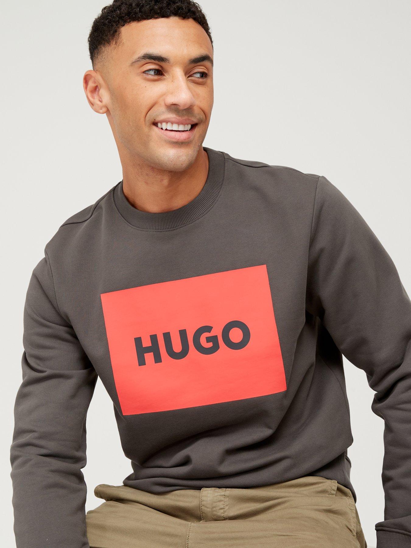 HUGO Men's Flock AOP Hoodie