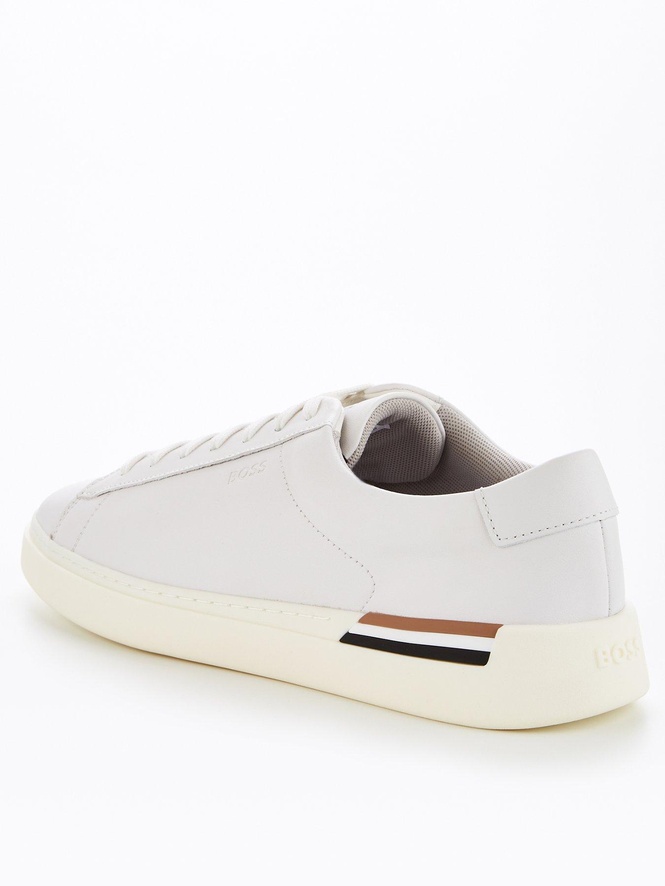 White hugo best sale boss trainers sale