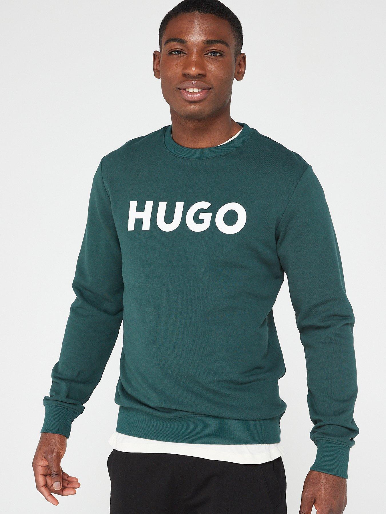 Dem Large Logo Sweatshirt - Dark Green