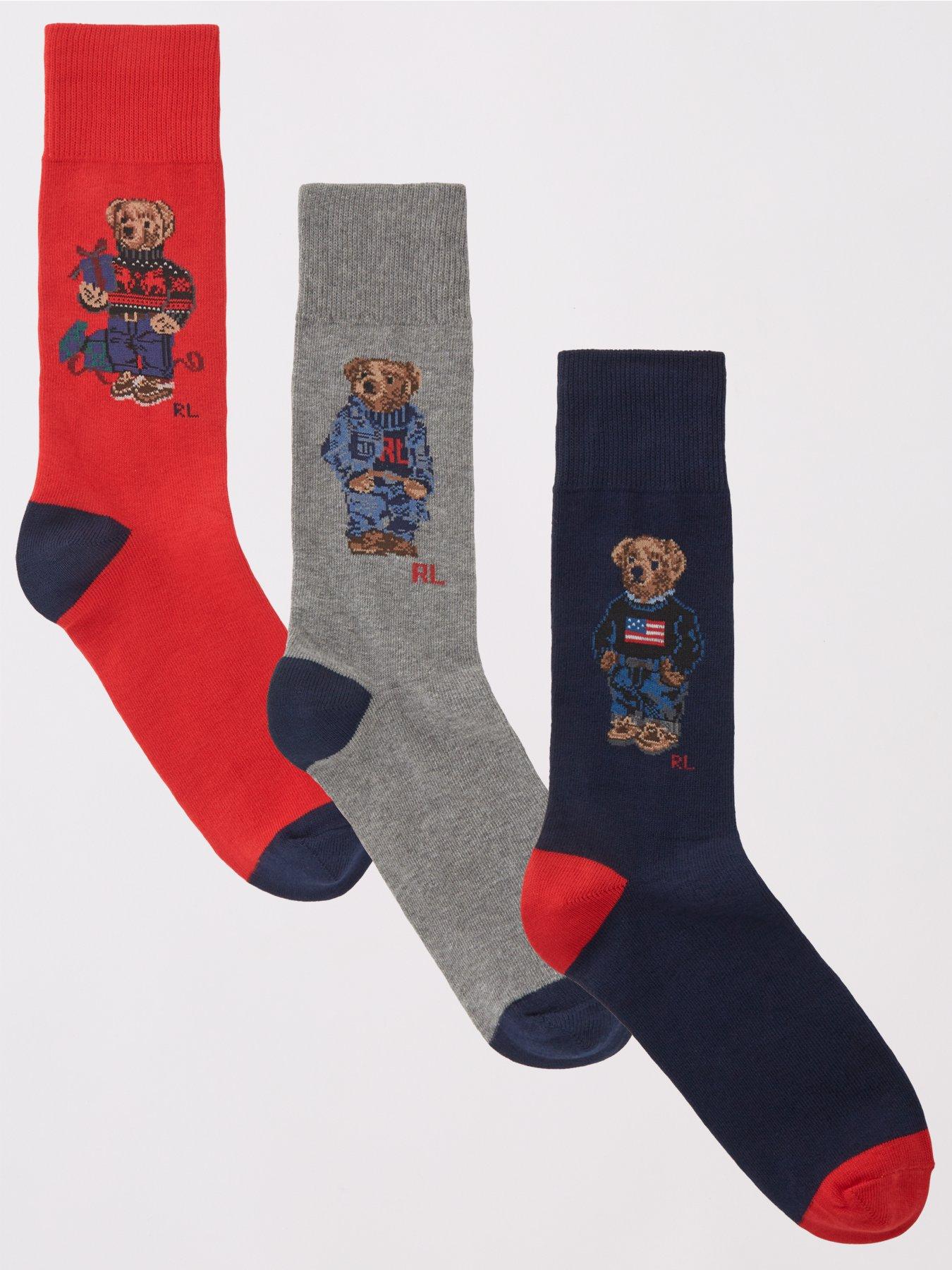 Polo bear 2024 socks gift set