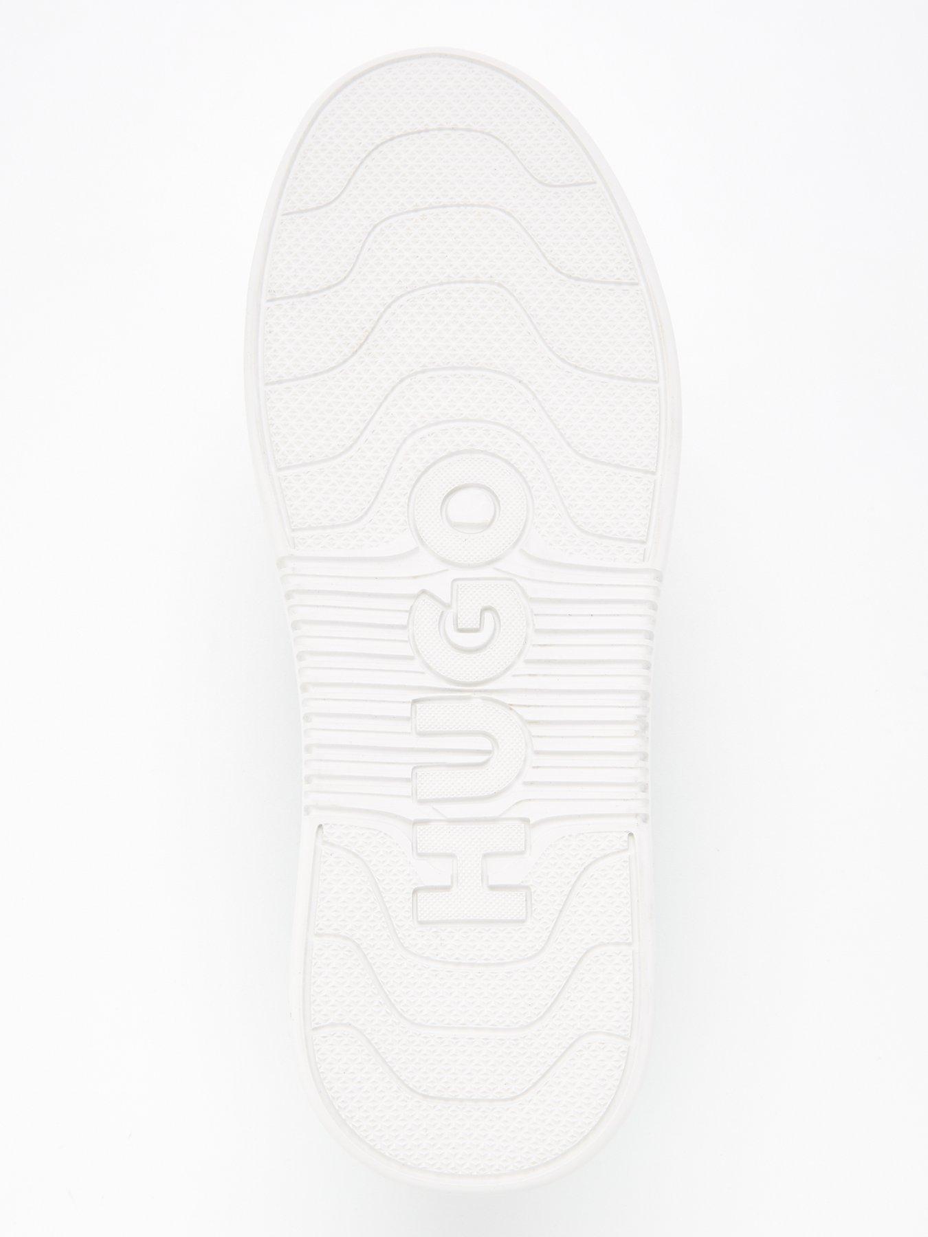 Image 5 of 6 of HUGO Blake Leather Trainer - Black/White