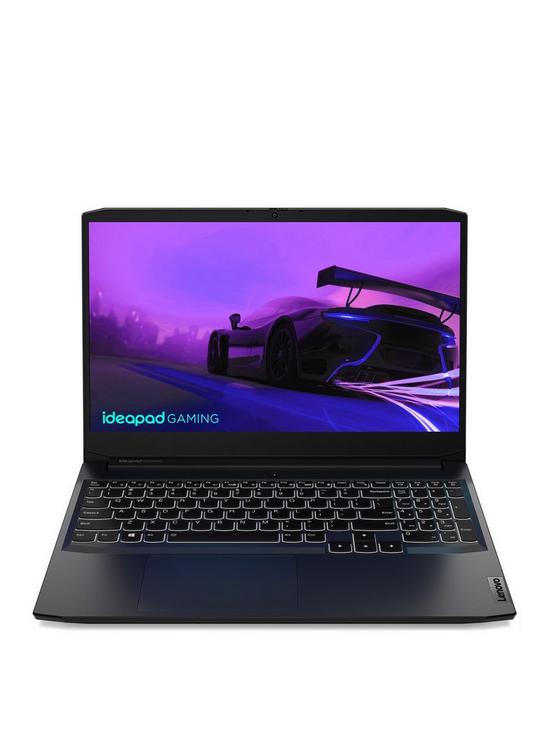 front image of lenovo-ideapad-3-gaming-laptop-156in-fhd-geforce-gtx-1650-intel-core-i5-8gb-ram-512gbnbspssd