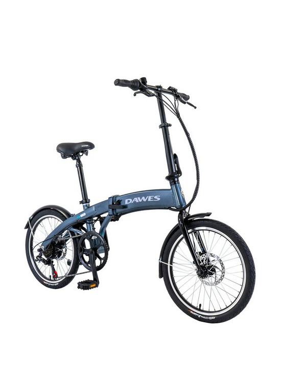 front image of dawes-arc-ii-unisex-electric-folding-bike