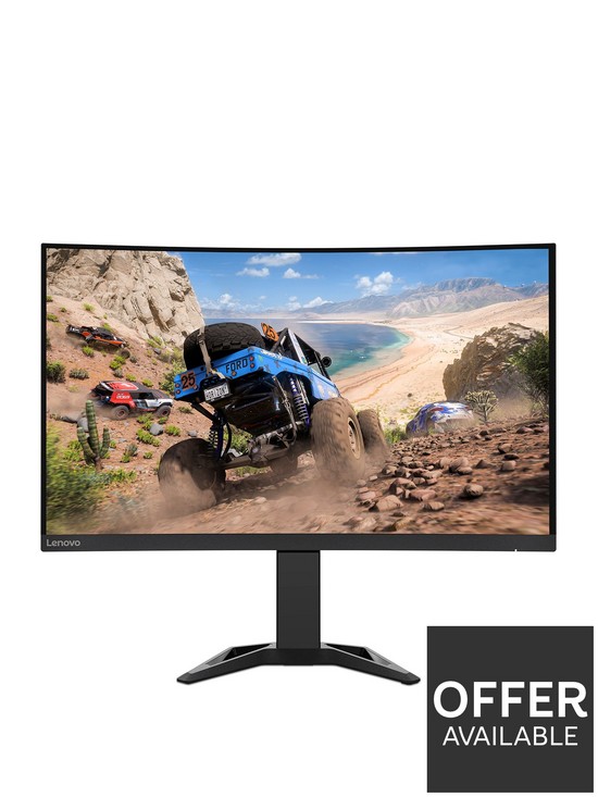 front image of lenovo-g32qc-30-32-inch-curved-gaming-monitor-qhd-165hz-05ms-amd-freesync-premium