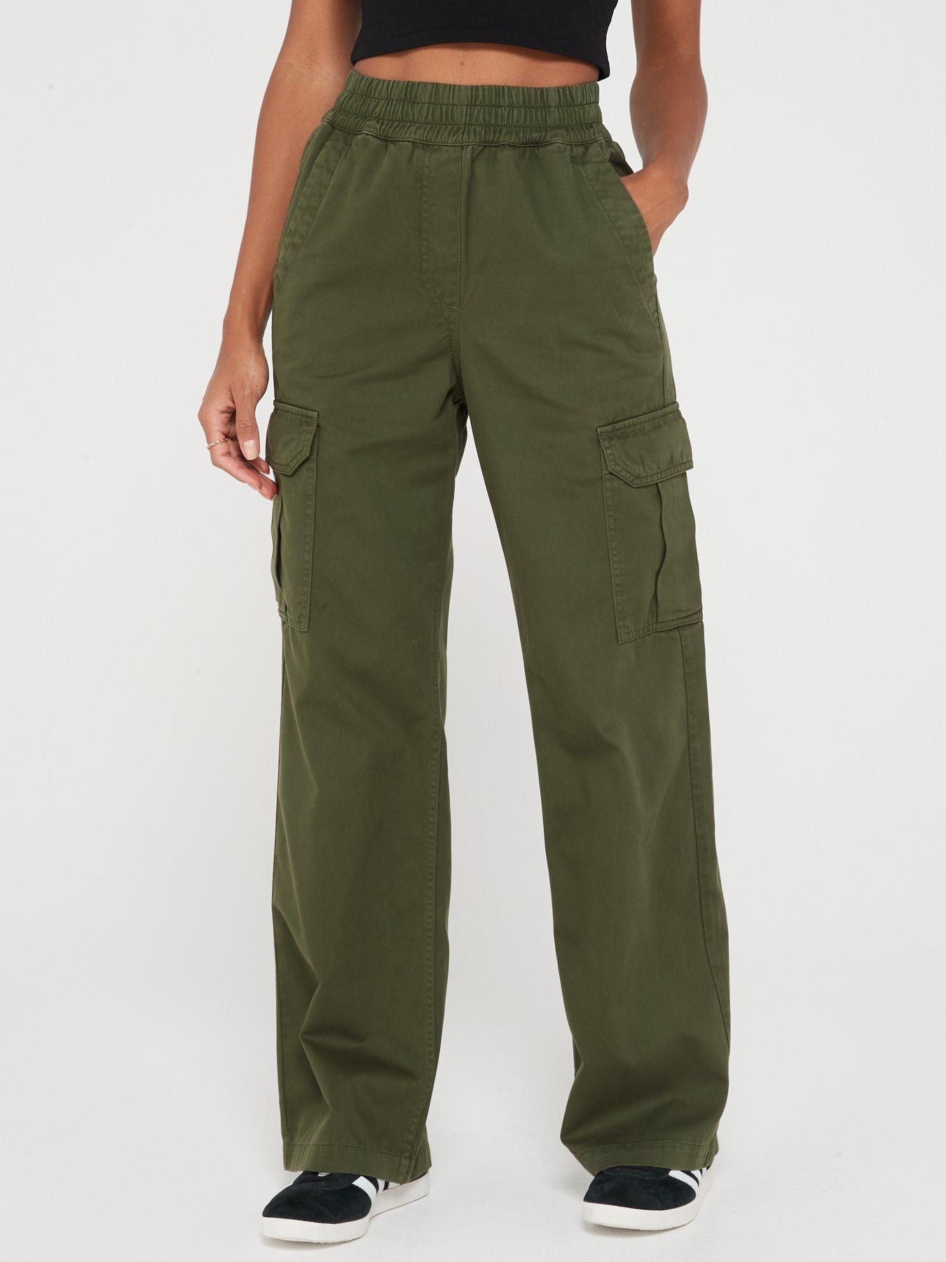 Olivia Mark – Premium Pocketed High-Waisted Cargo Pants with Innovative  Design