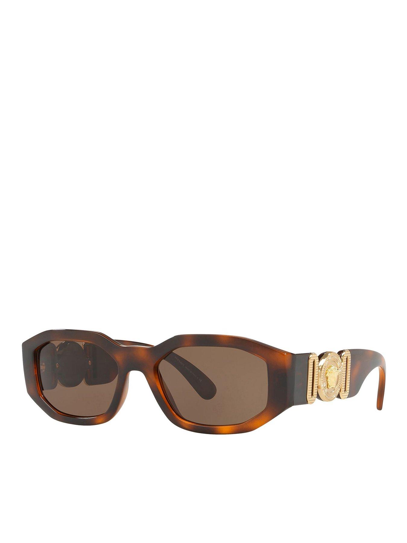 Versace store irregular sunglasses