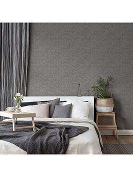 Product photograph of Arthouse Cosy Texture Charcoal Wallpaper from very.co.uk
