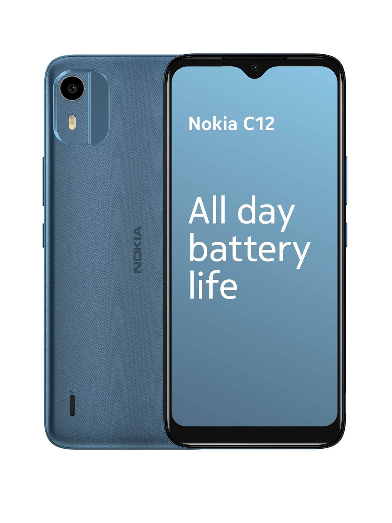 undefined C12 64GB Storage, Dual SIM - Cyan