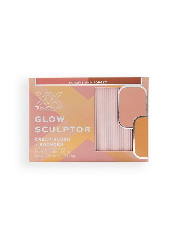 Image 2 of 4 of Revolution Beauty London Revolution Beauty XX Glow Sculptor Cream Blush and Bronzer