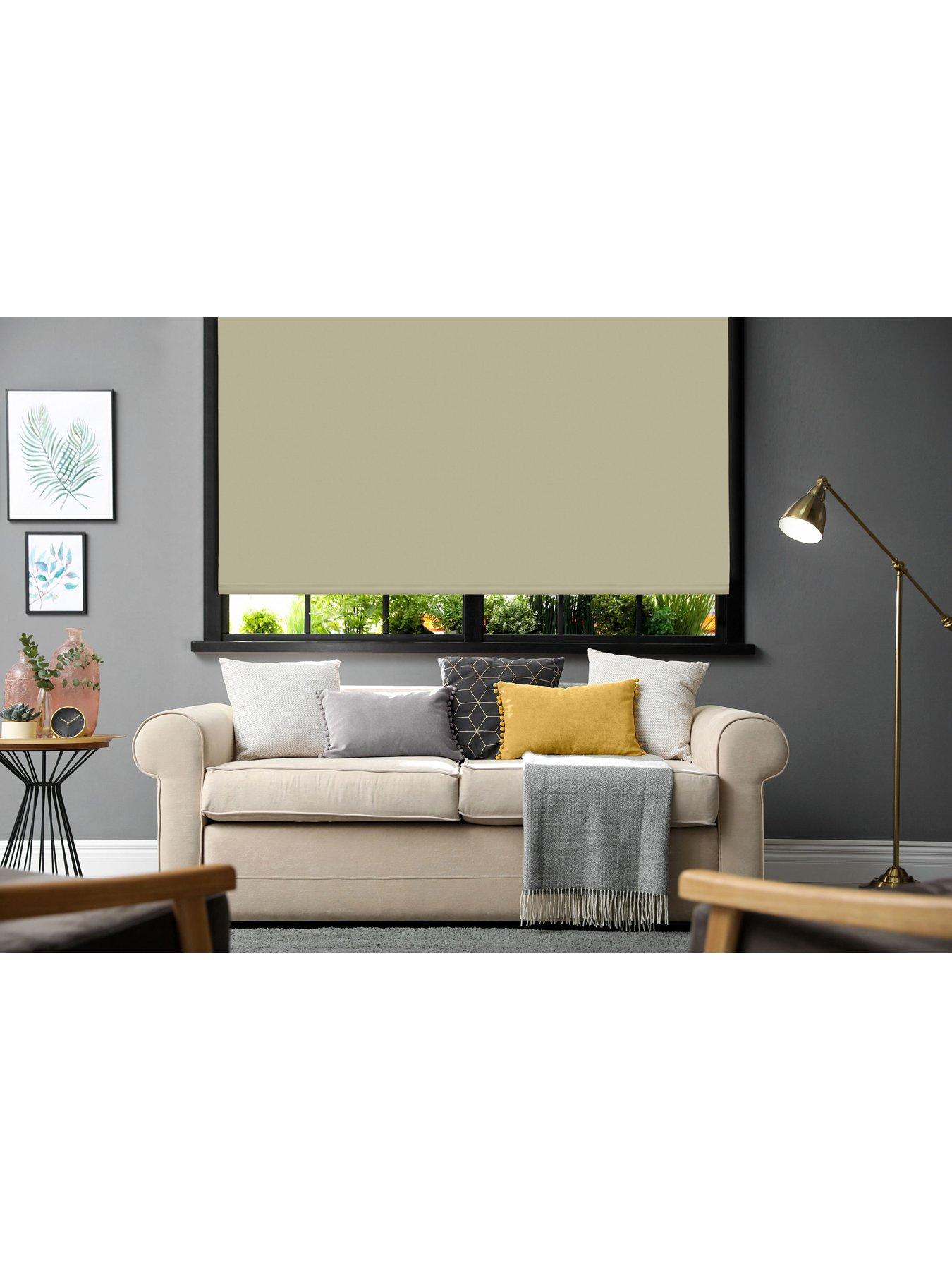 Very Home Plain Blackout Roller Blind