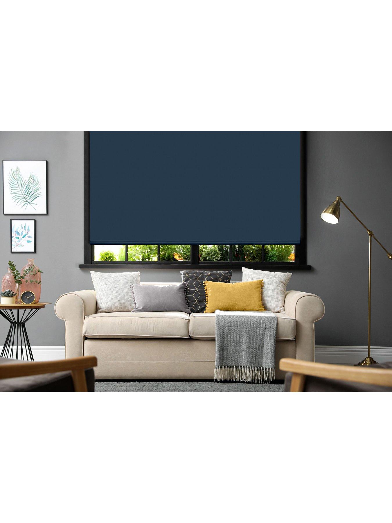 Very Home Plain Blackout Roller Blind