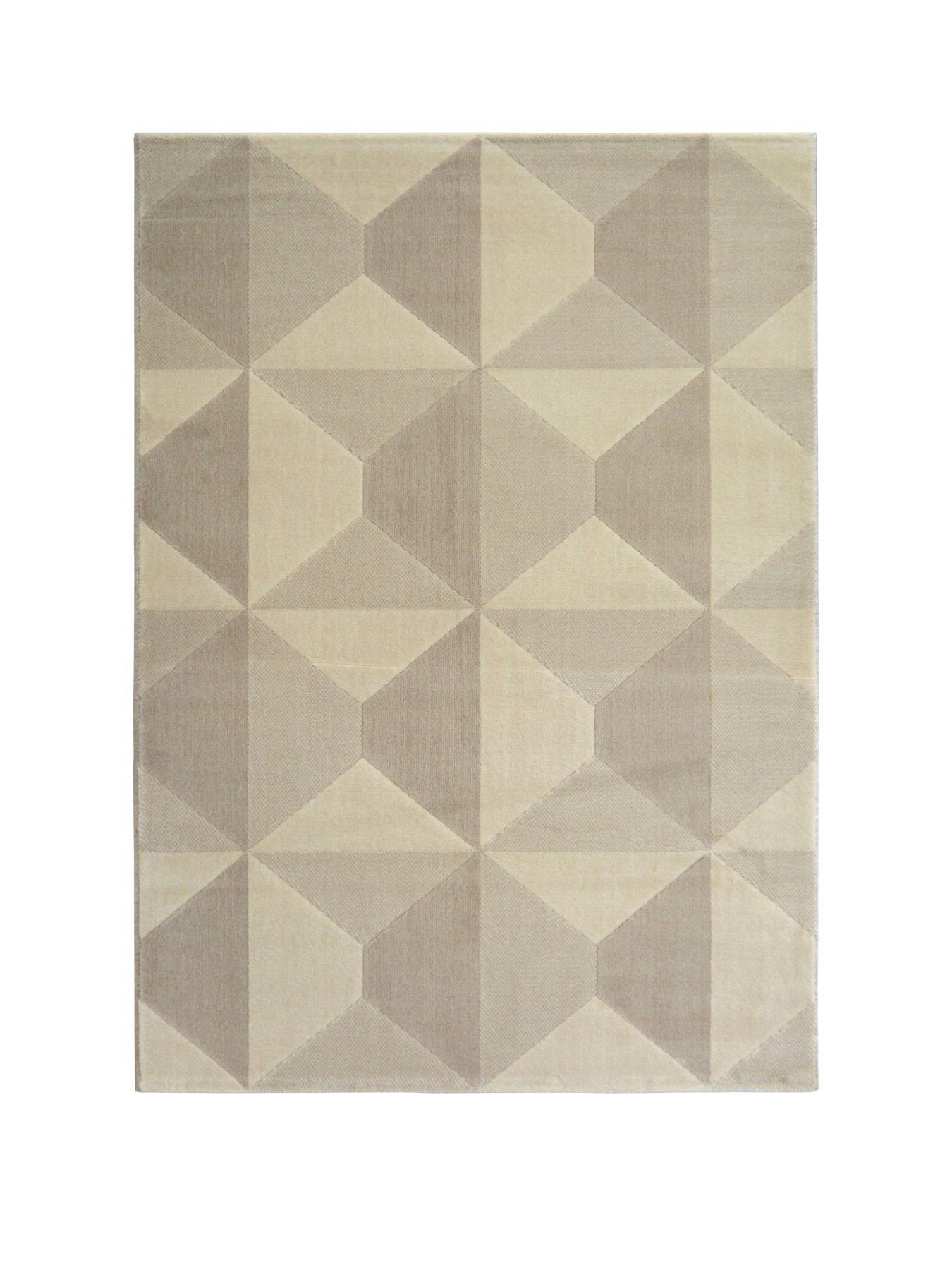 Everyday Creation Grey Geo Rug | very.co.uk