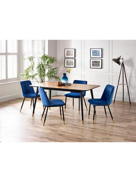 julian-bowen-findlay-160-cm-rectangular-diningnbsptable-4-delaunay-chairs