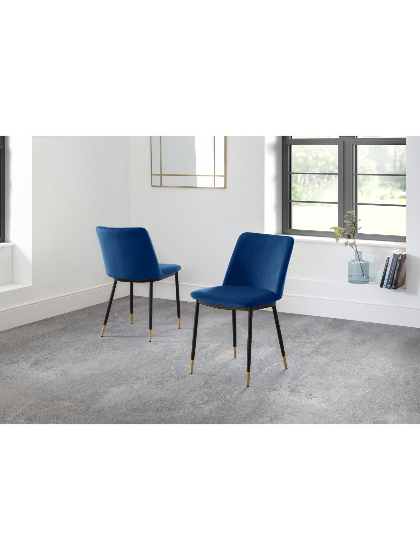 Product photograph of Julian Bowen Delaunay Set Of 2 Dining Chairs from very.co.uk