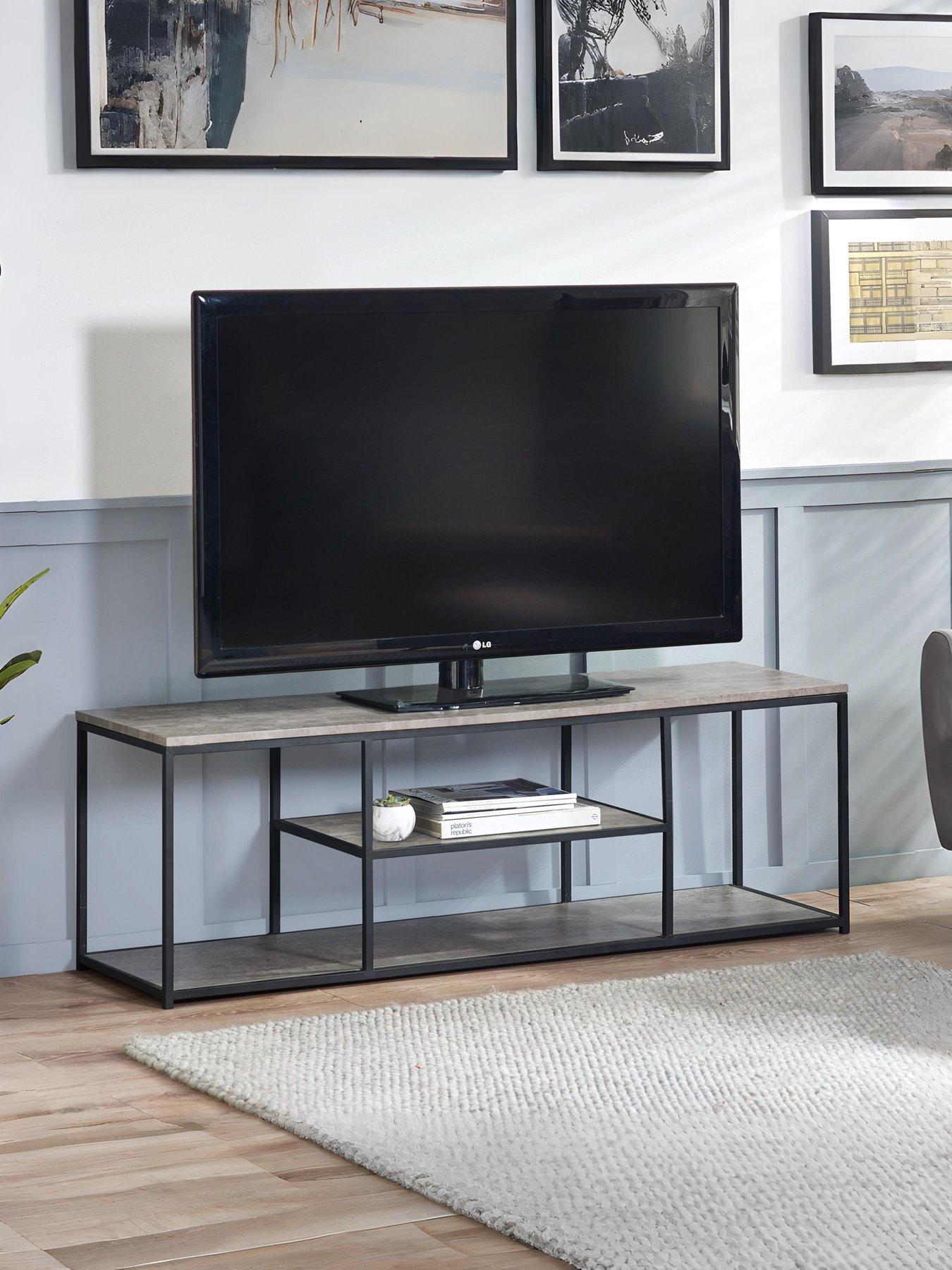 Julian Bowen Staten TV Unit - Grey
