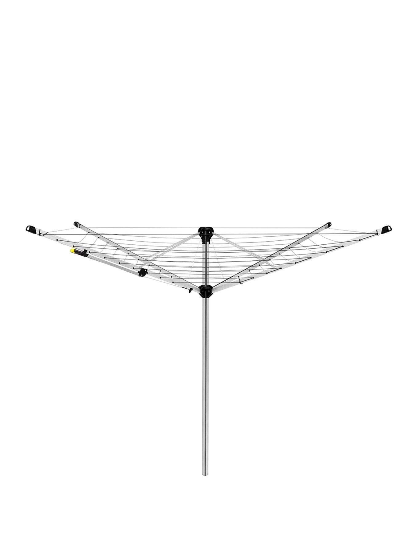 Product photograph of Addis Easi Up 46-metre 4-arm Outdoor Rotary Airer from very.co.uk
