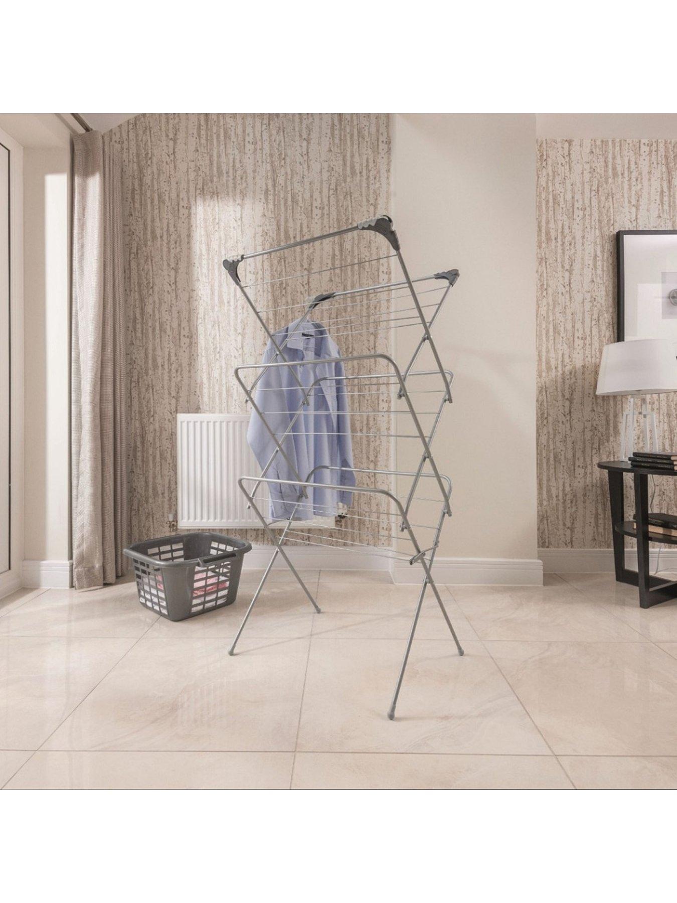 Addis 3 Tier Clothes Airer with Hooks Very.co.uk