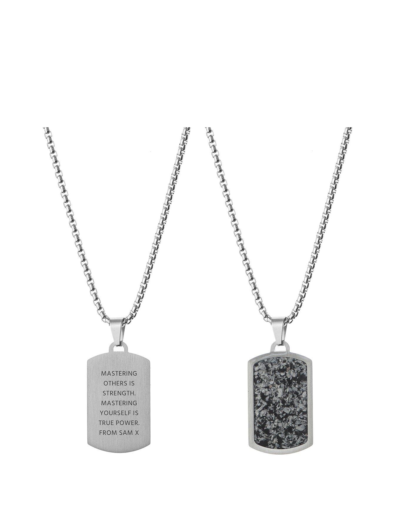 treat-republic-personalised-mens-snowflake-obsidian-dog-tag-necklace