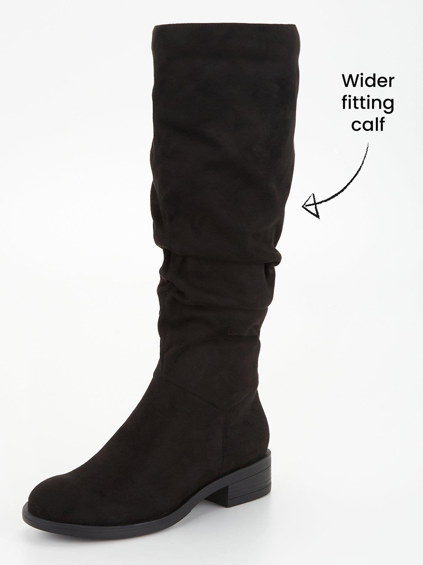 Wide fit 2024 slouch boots