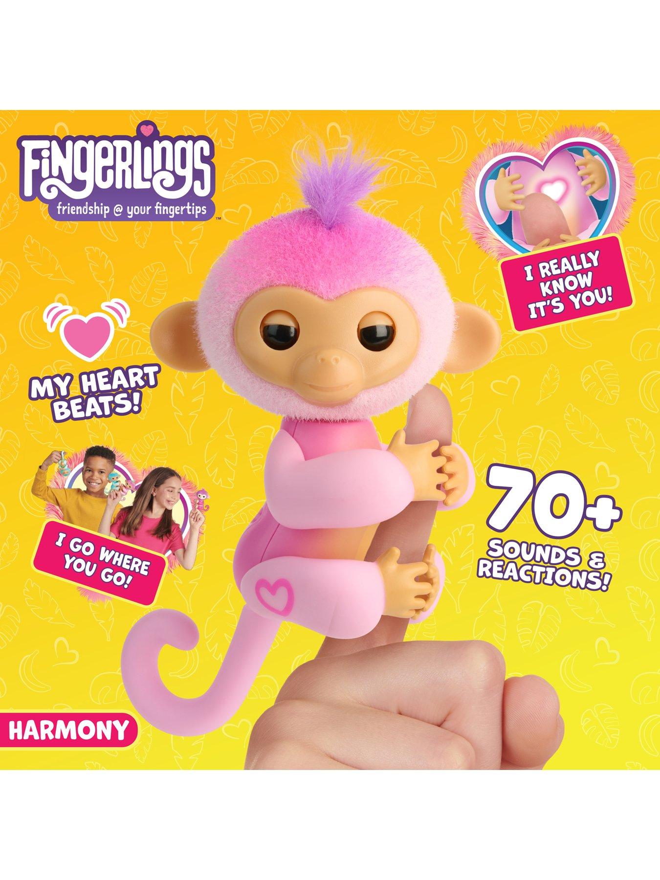 Fingerlings Monkey Pink Harmony | Very.co.uk