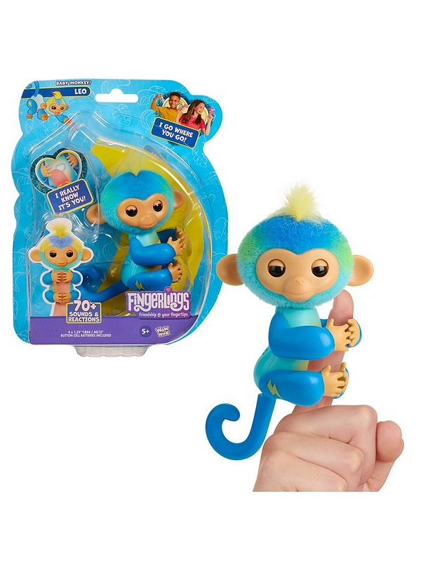 Image 4 of 7 of Fingerlings Monkey Blue Leo