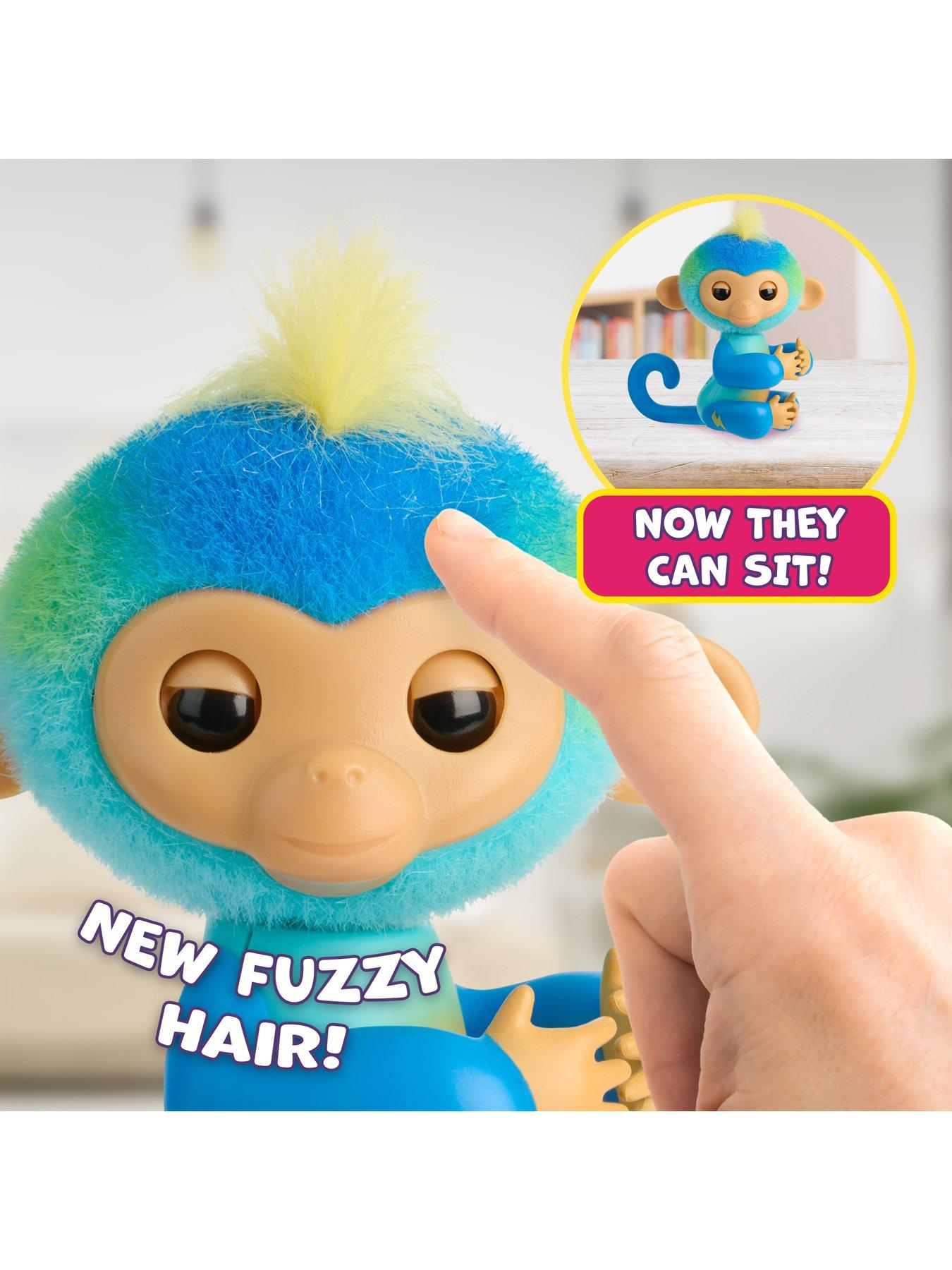 Fingerlings 2023 New Interactive Baby Monkey Reacts to Touch – 70+ Sounds &  Reactions – Harmony (Pink)