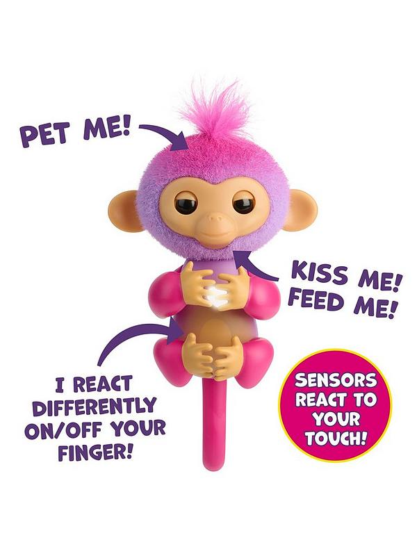 Image 3 of 7 of Fingerlings Monkey Purple Charlie