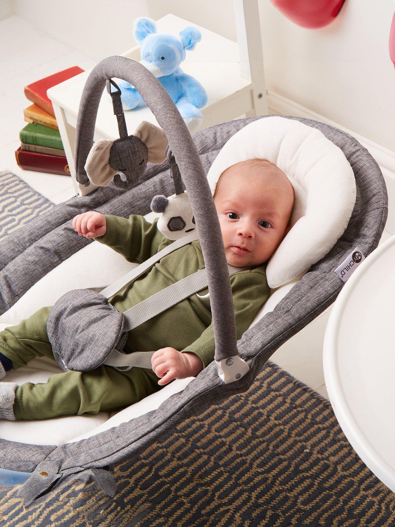 My Child Drift Baby Rocker Seat Grey Cream Very