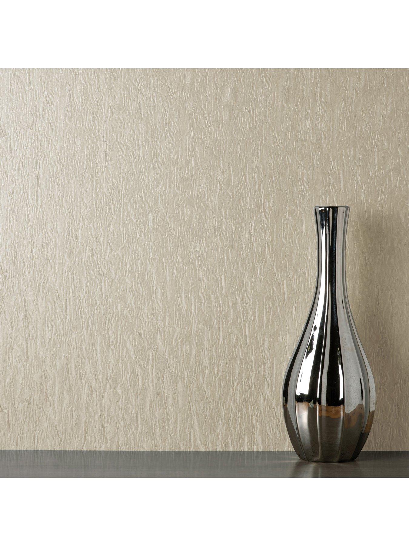 Product photograph of Vymura Bellagio Plain Wallpaper In Taupe from very.co.uk